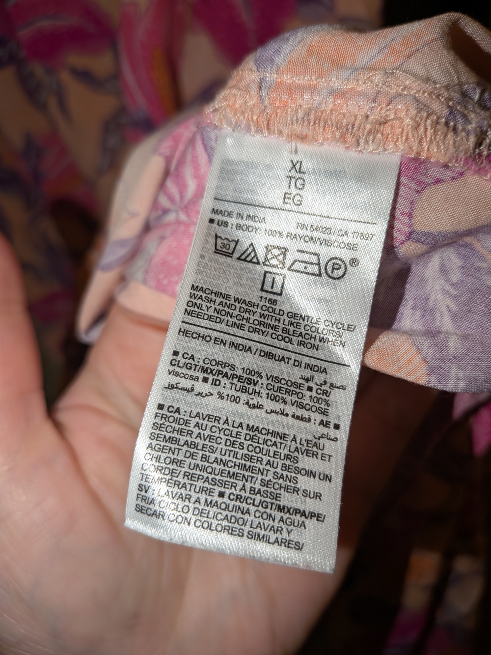 Old Navy Pink Floral Maxi Dress XL - Picture 2 of 3